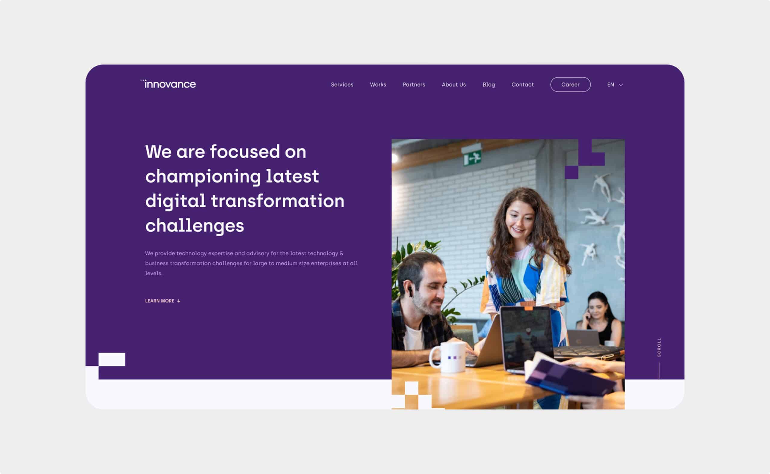Innovance website preview