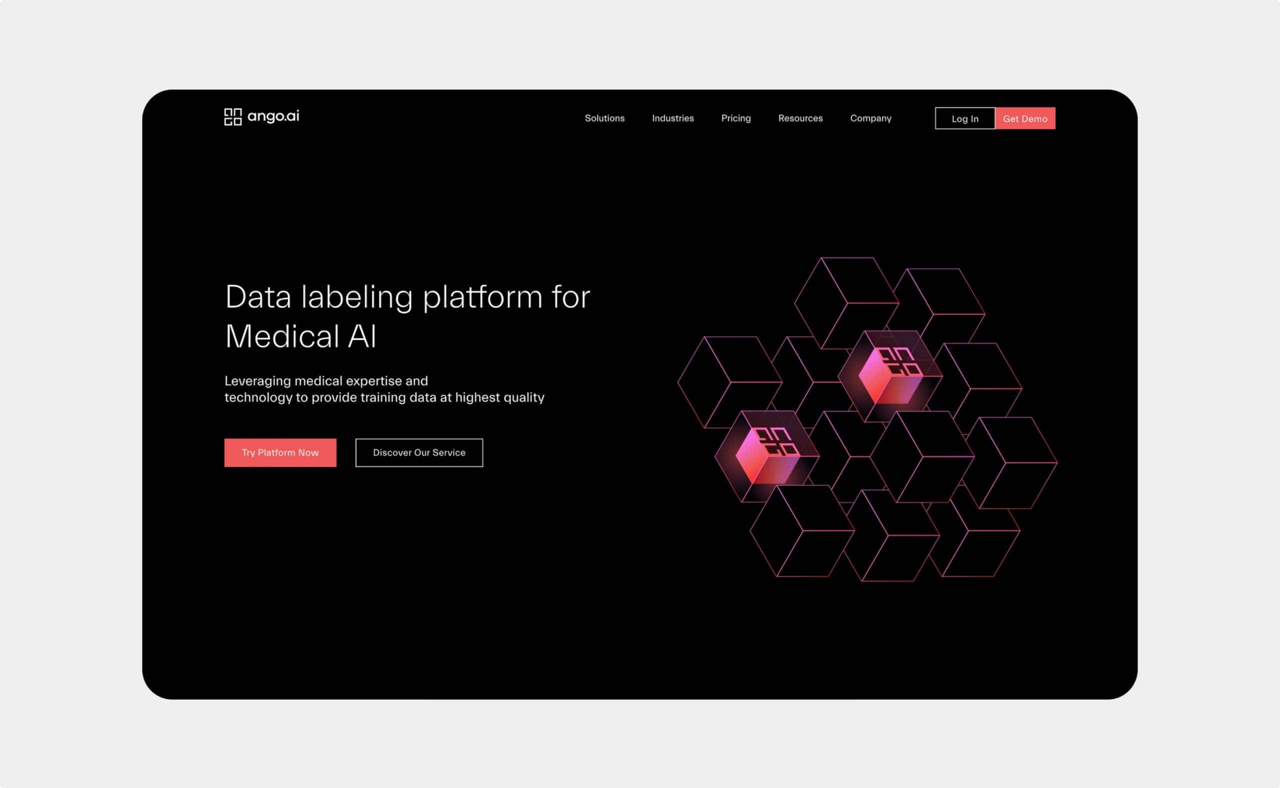 Ango.ai website preview