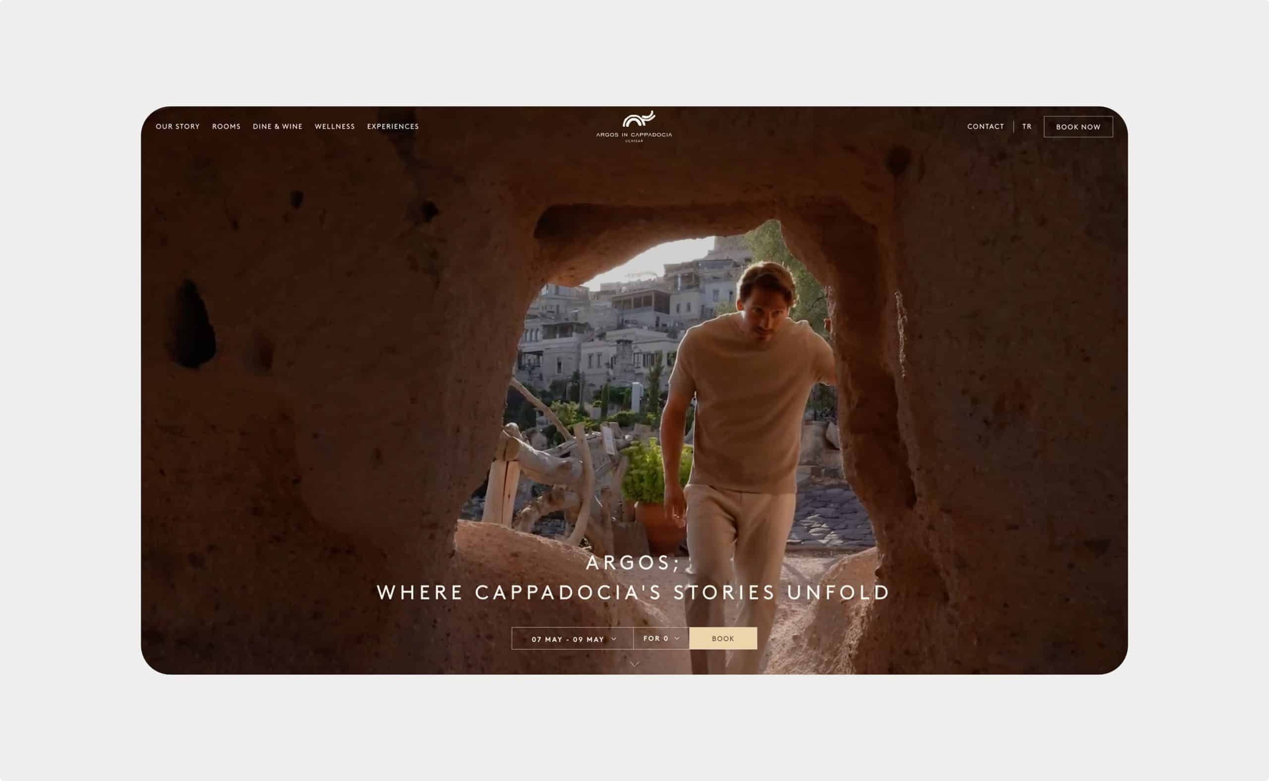 Argos in Cappadocia website preview