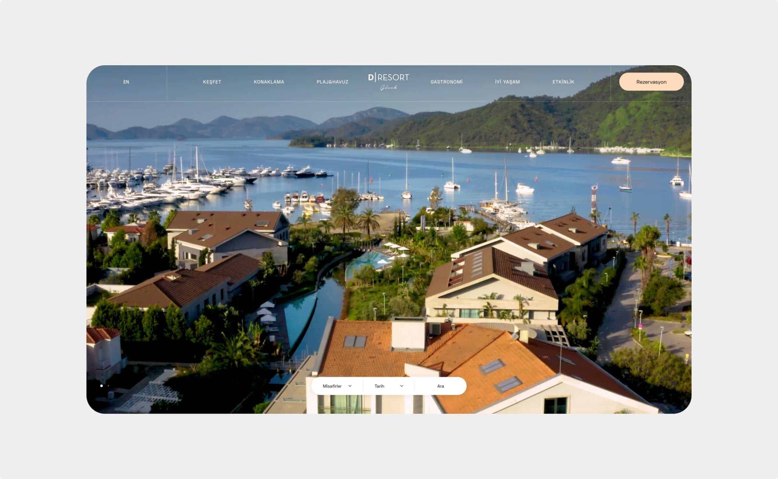 D-Resort Göcek website preview