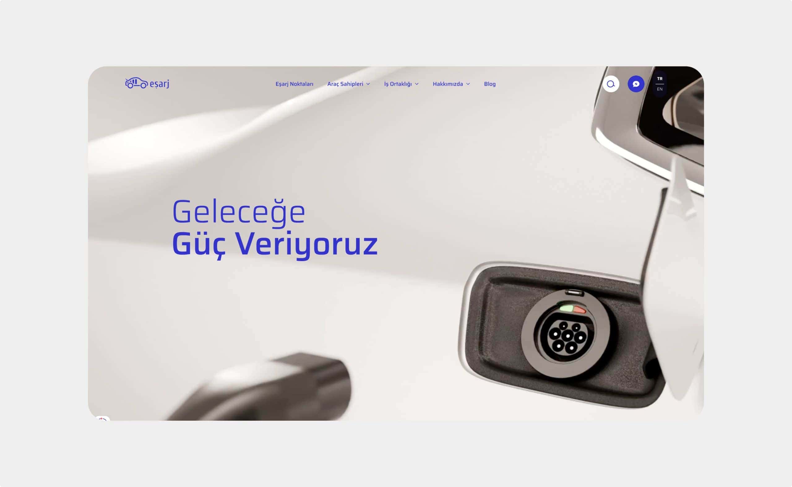 Eşarj website preview