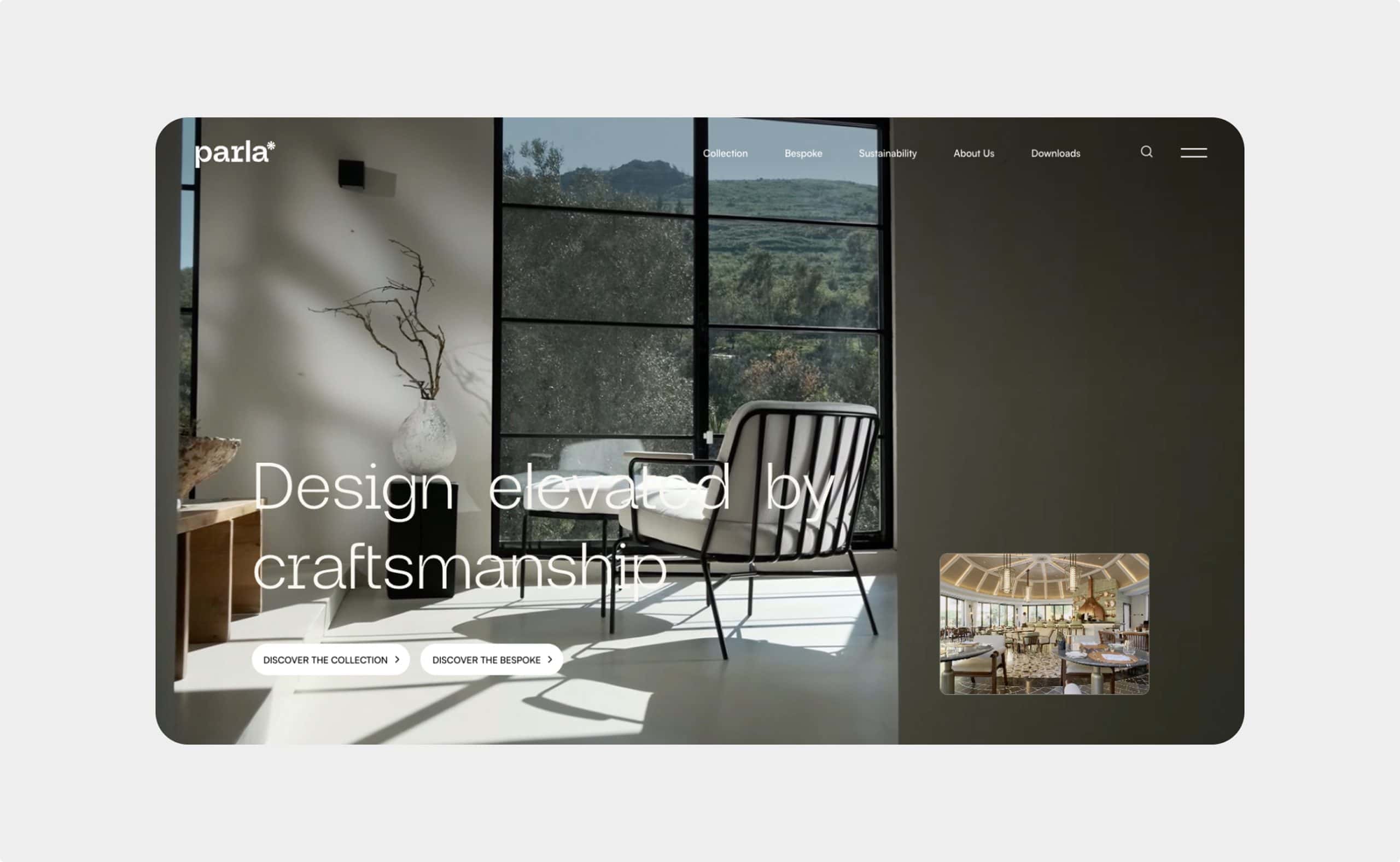 Parla website preview