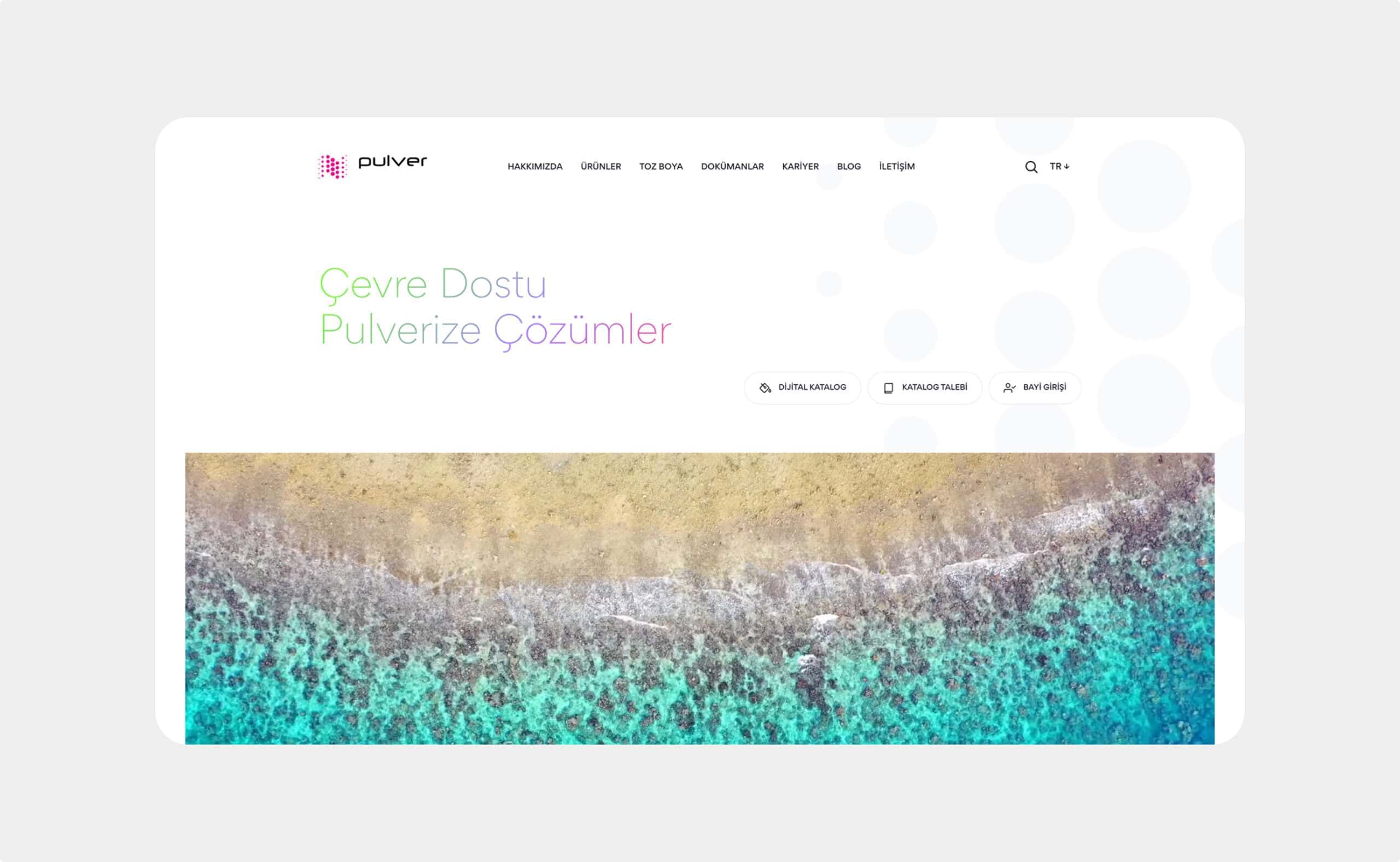 Pulver website preview