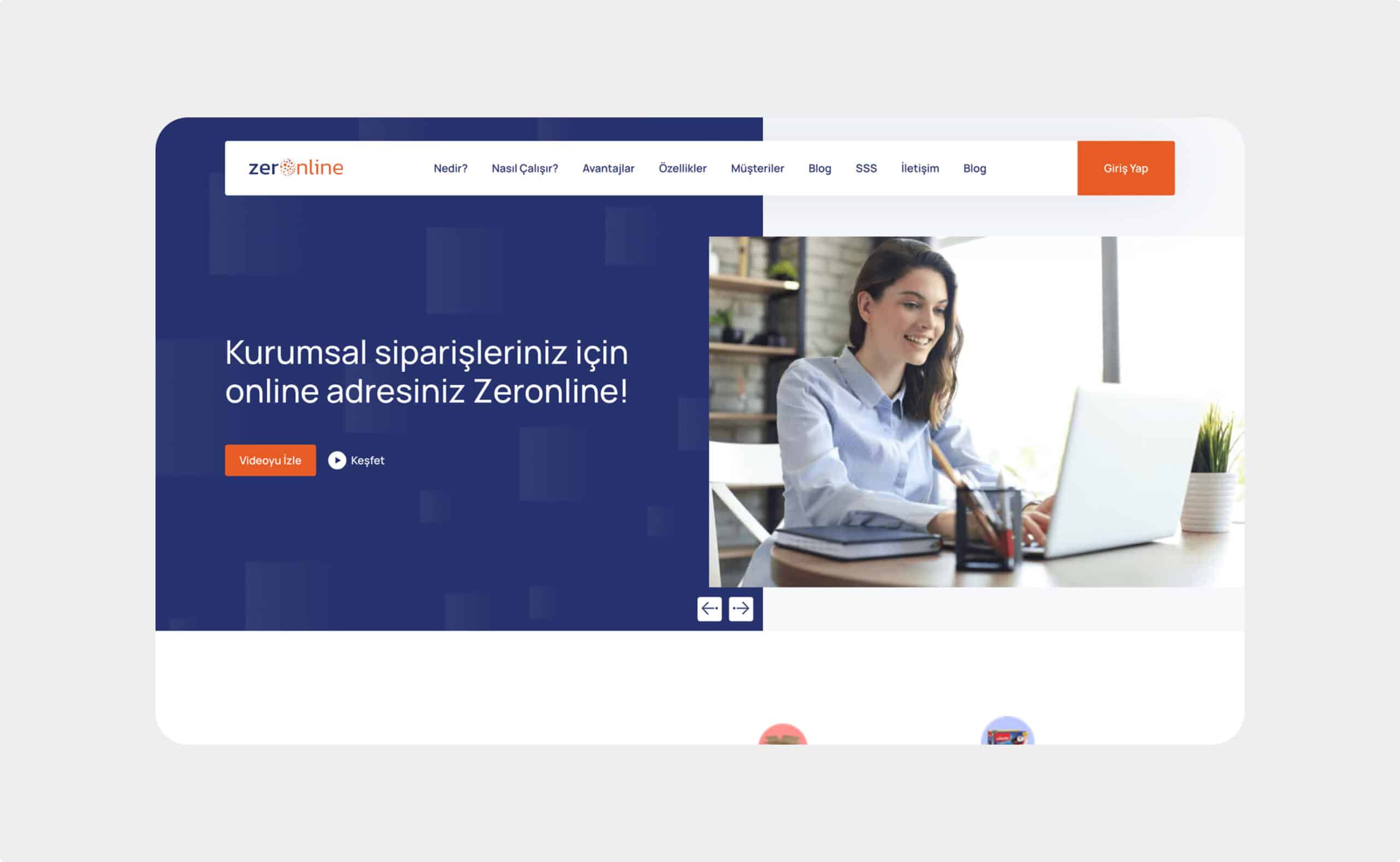 Zeronline website preview
